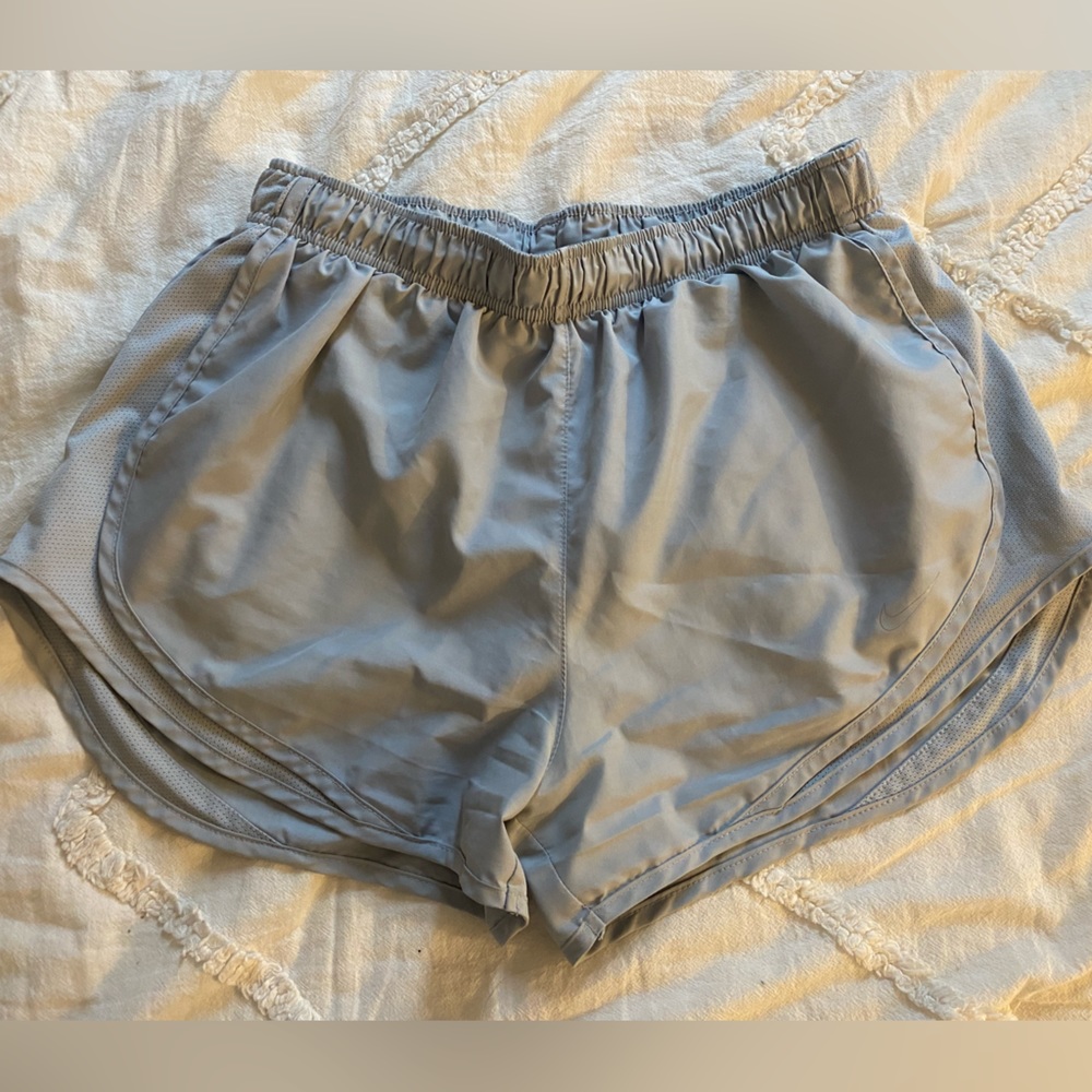 Nike athletic grey shorts, built in underwear